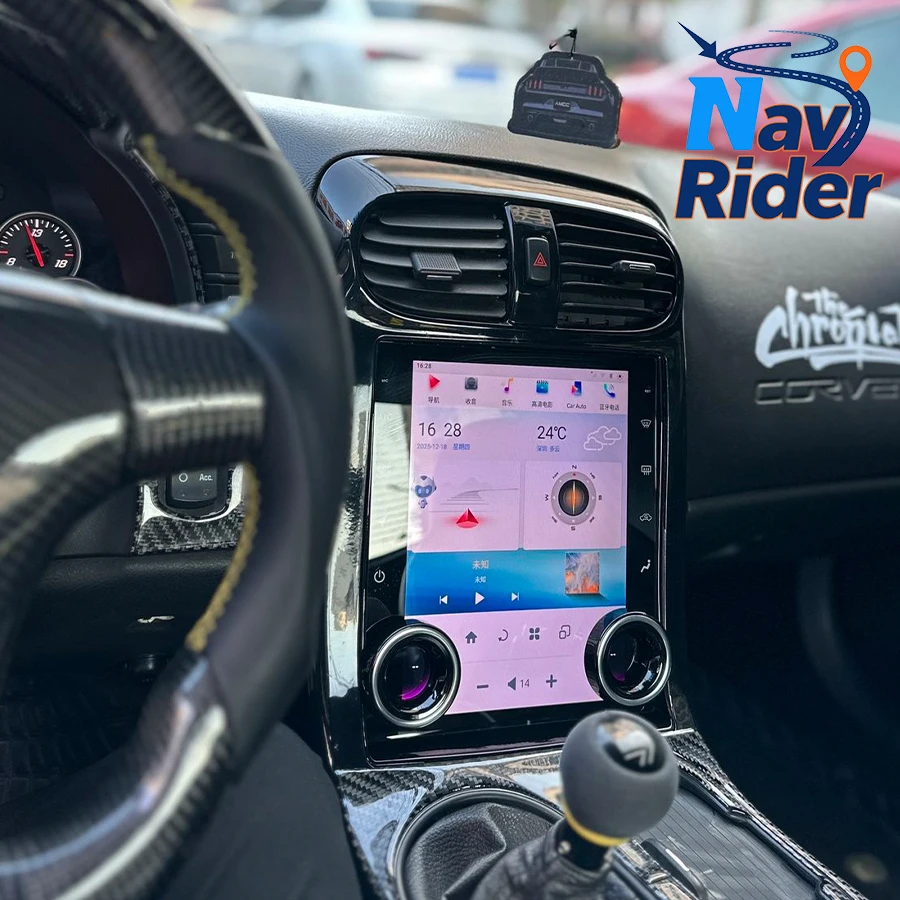 

Стерео-автомагнитола с GPS-навигацией, CarPlay, 4G WiFi, 10.4-дюймовым экраном, Android, мультимедийный видеоплеер для Chevrolet Corvette C6 2005-2013