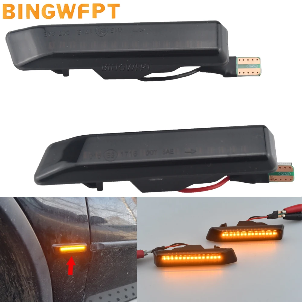 

NEW Dynamic Fender LED Turn signal Side Marker Light Sequential Lamps For BMW X5 E53 1999 2001 2002 2003 2004 2005 2006 E36 1997