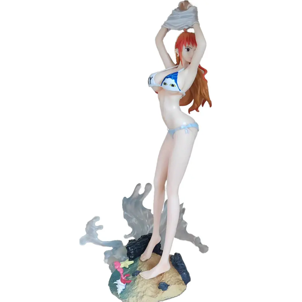 

34 cm One Piece anime Nami Figure Model Gk Statue Collectible Display for Desktop Decoration