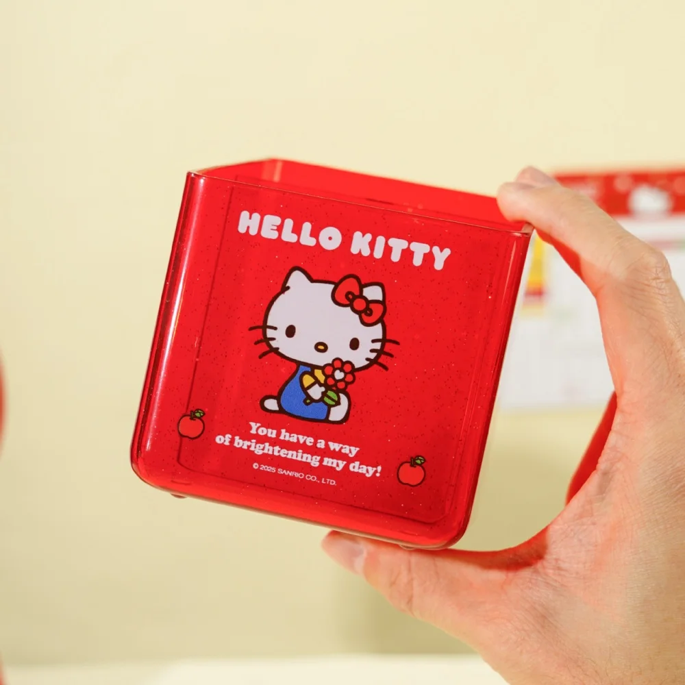 Genuine Sanrio Kawaii Pen Holder Hello Kitty Desktop Pencil Organizer School Office Stationery Supplies Birthday Gifts view 5
