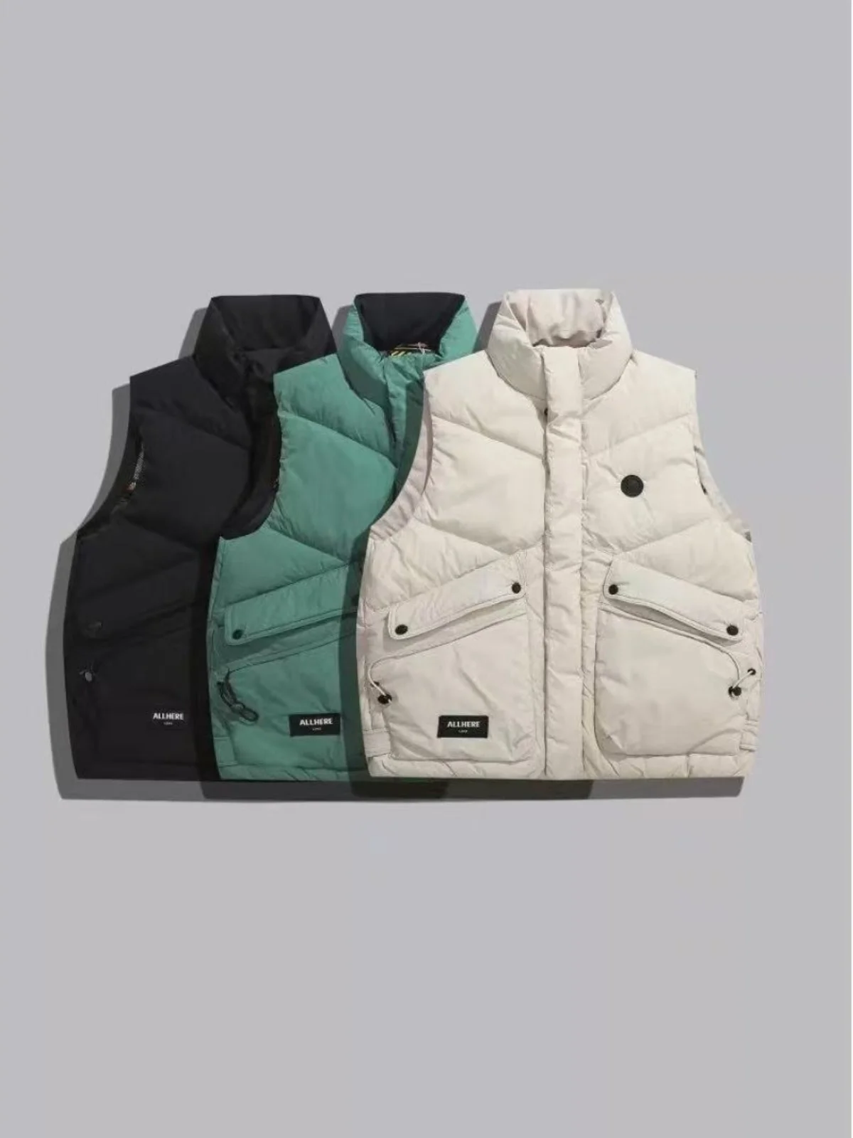 

Удобный теплый ретро-жилет в корейском стиле для мужчин, с наплечниками, хлопковый, осень-зима 2024, новинка, универсальный...