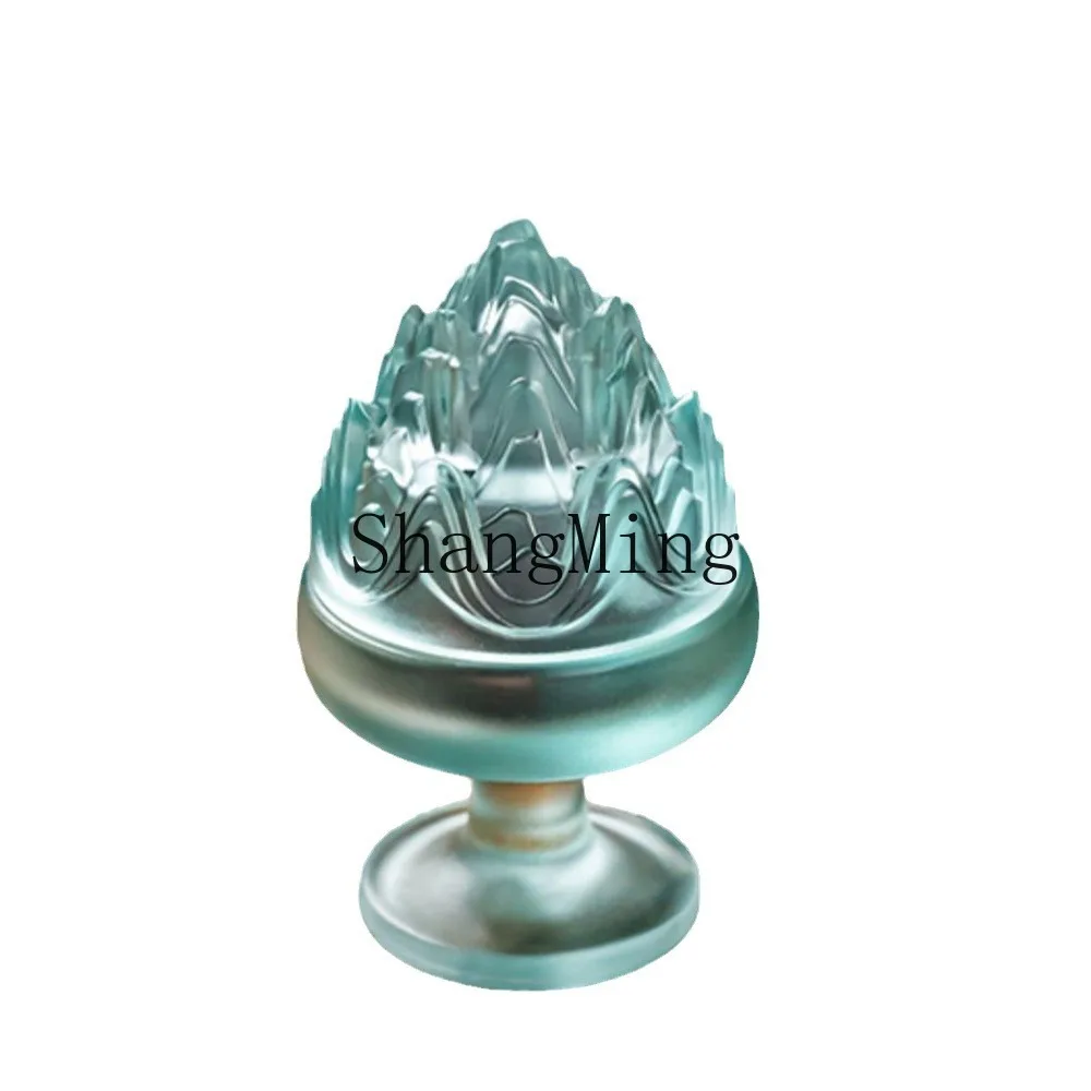 

DSA household ancient glass incense burner plate incense burner tea ceremony sandalwood incense seal stove cultural and