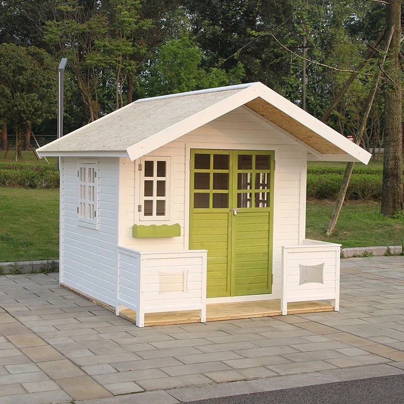 Wooden house garden Solid wood pavilion