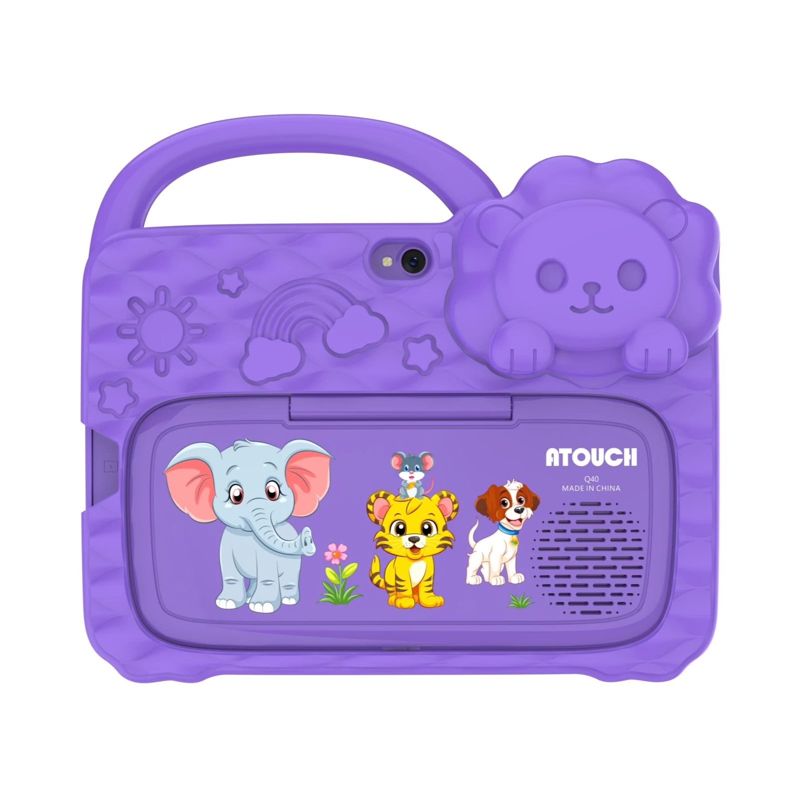 ATOUCH-Tableta Q40 de 7 pulgadas para niños, Tablet con Android 13,0, 2GB + 32GB, 4000 mAh, frontal, 5,0 M, trasera, 13,0 M