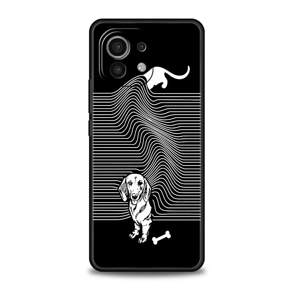 Custodia per telefono per cani con salsiccia bassotto per Xiaomi 14 13T 12T Pro 12 13 11 Ultra Mi Note 10 Lite 10T 5G 11X Pro 11T 11i 9T Cover