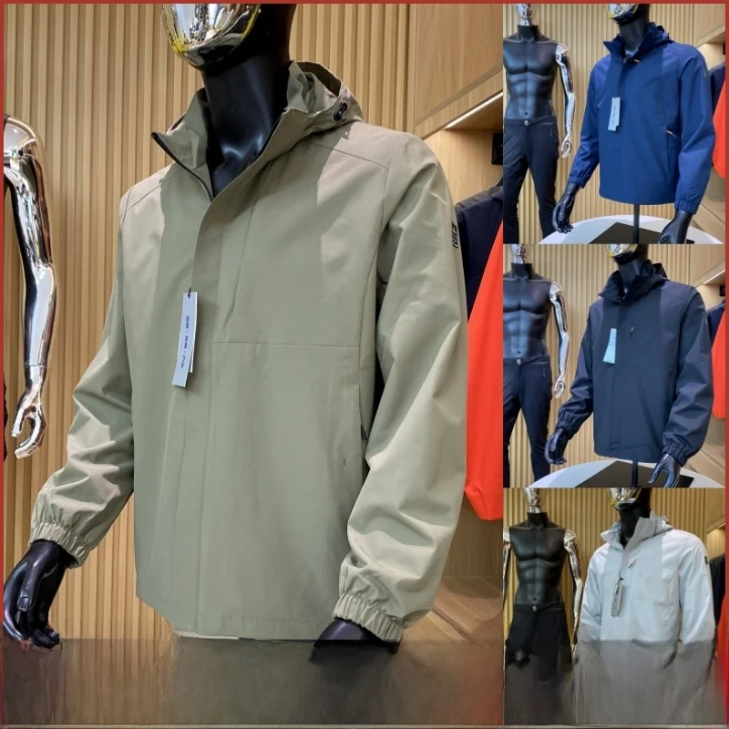 

Высококачественная ветрозащитная водонепроницаемая куртка для походов и скалолазания, новая осенняя серия, молодежная модная подставка, подходит для длинного свека...