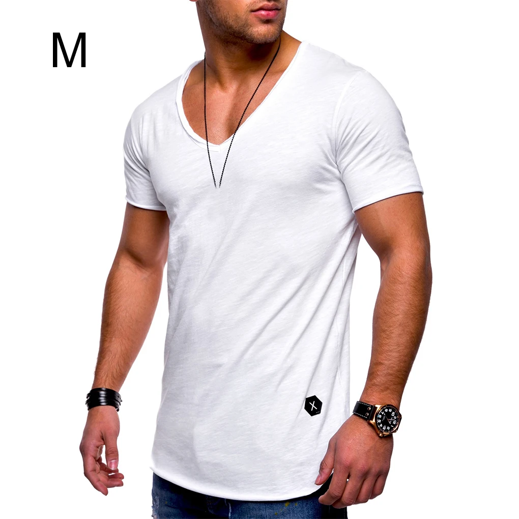 Man T-shirt Washable Breathable Replacement Casual Easy Matching Slimming Top