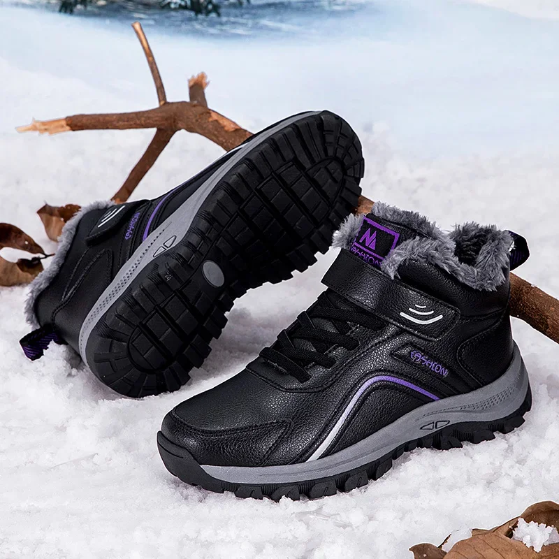 Designer Women Cross-country Hunting Shoes Plus Plush Female Hiking Mountain Sneakers Keep Warm Hunter Forest Trekking Shoes