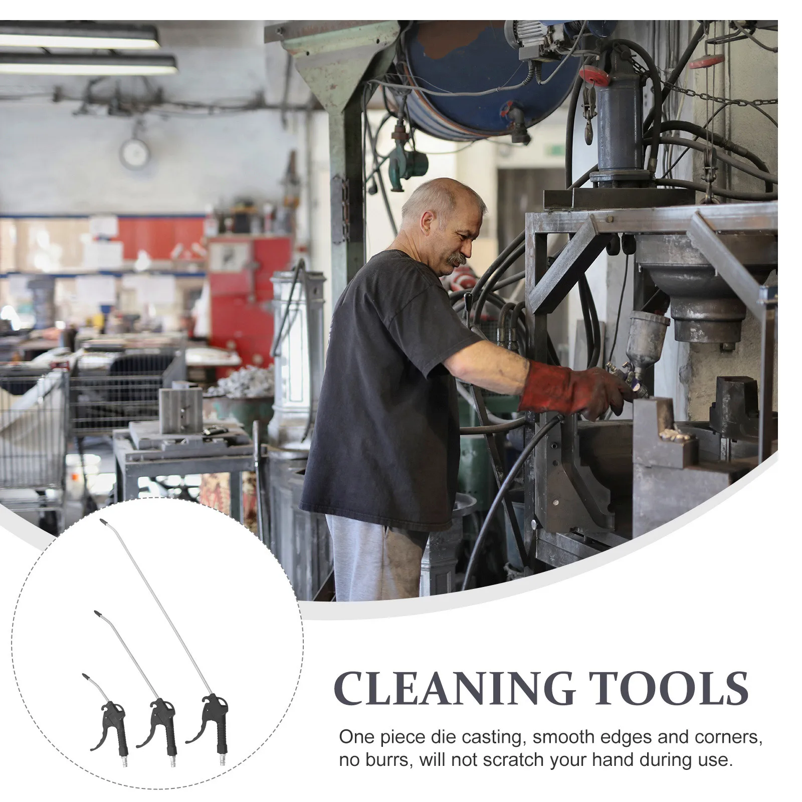 

3Pcs Pneumatic Air Blower Portable and Durable for Car and Electronic Device Cleaning Air Blower Blow Cleaner Car Cleaning Tools