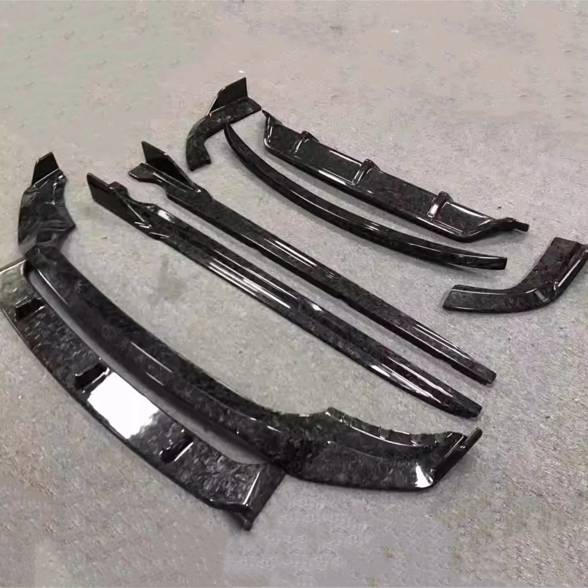 

Кованое карбоновое переднее и заднее губа, боковая юбка, хвостовое крыло для BMW X5, новый стиль, спойлер, комплект лопаты, автомобильные аксессуары