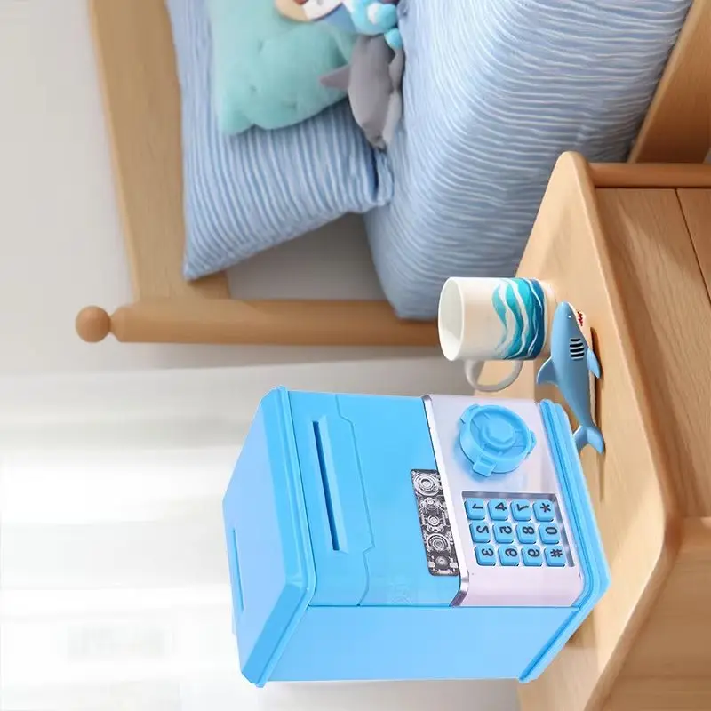 1 Piece New Password Children's Piggy Bank Financial Saving Toys ATM Mini Cash Saving Money Box Child Gift For Boys Girls