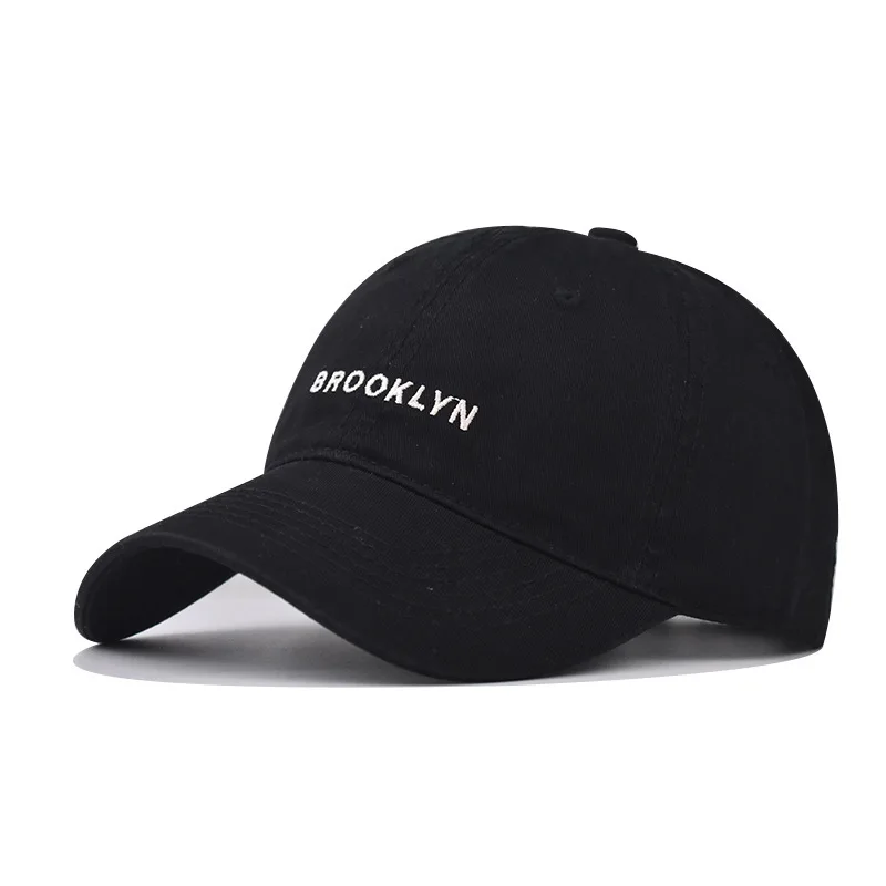 

100% Cotton New Style Brooklyn Baseball Outdoor Personality High-Quality Breathable Soft Brim Cap
