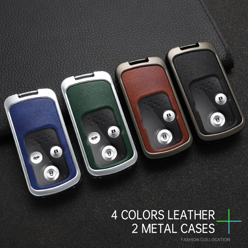 Zinc Alloy Car Key Cover Case For Honda Civic IX Pilot Accord 8 CRV Jazz HRV for ACURA MDX TL TSX ZDX RSX Protector Accessories