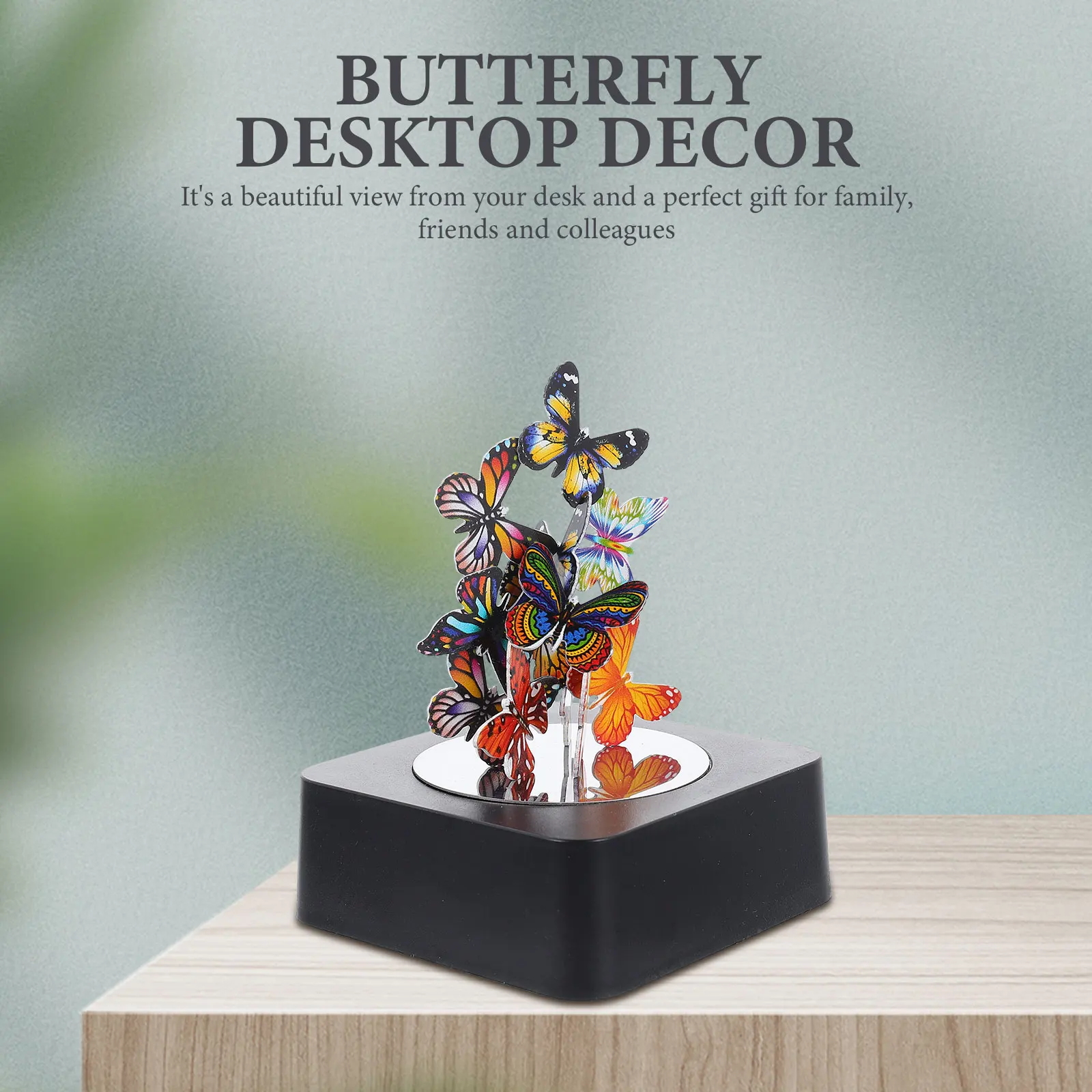 

Magnetic Ornaments Office Desk Decor Figette Toys Butterfly Desktop Fidget Sculpture