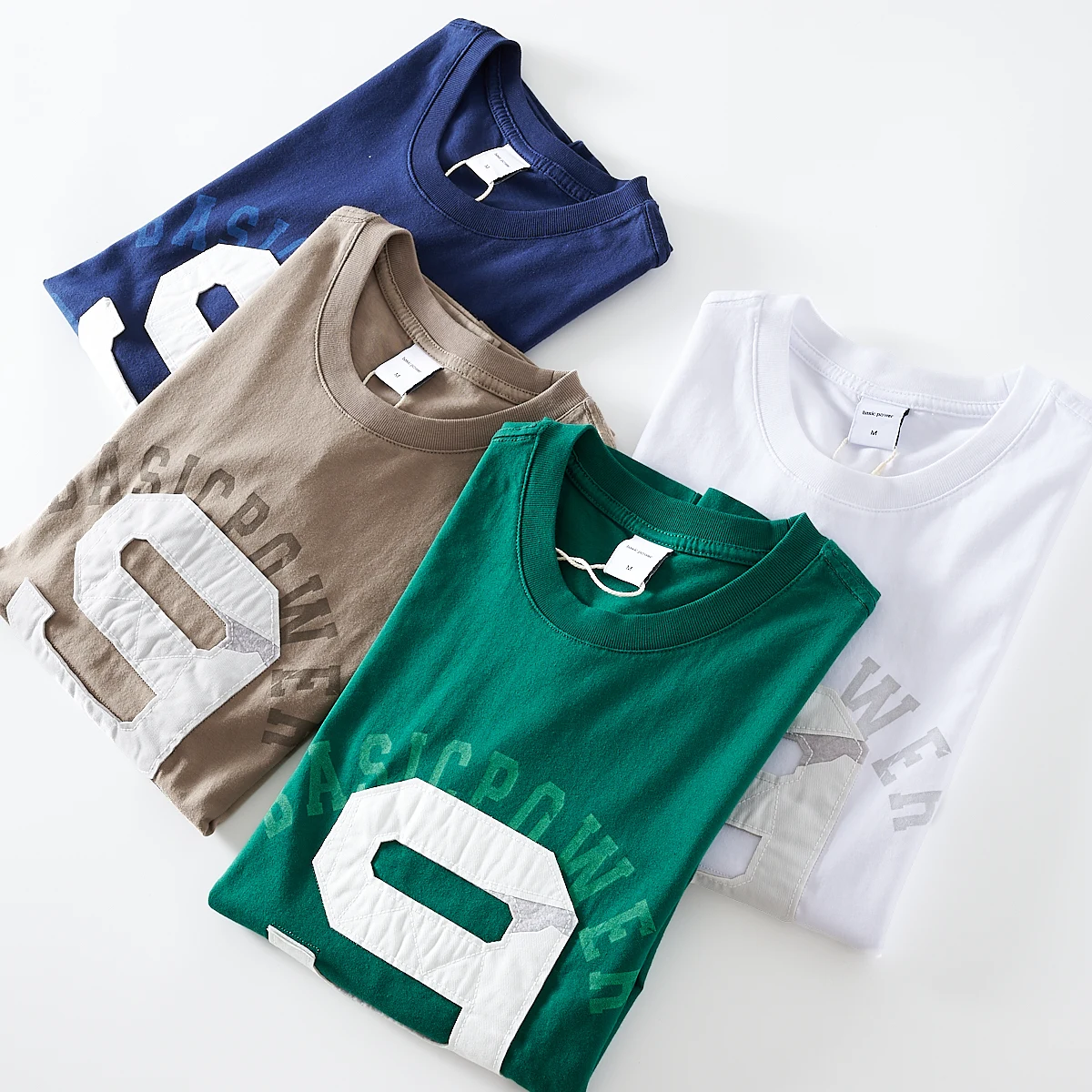 2025 Summer New American Retro Short Sleeve O-neck Sticker Printed T-shirt Men's Fashion 100% Cotton Washed Casual Youth Tops