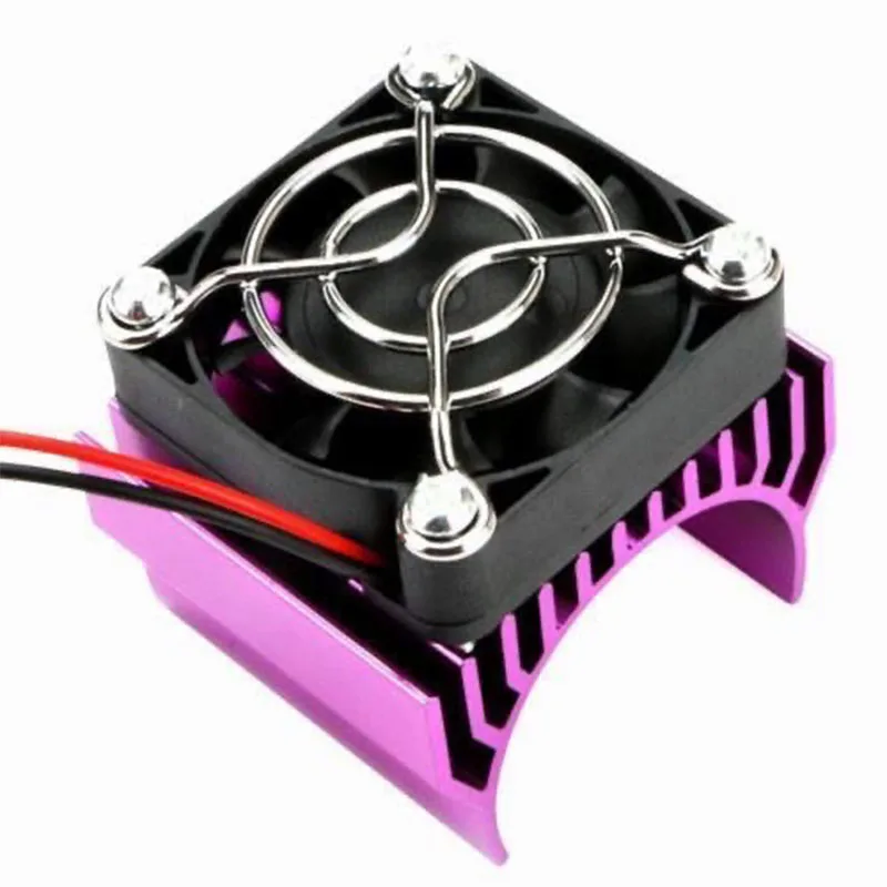 540/550/3650 Motor Heat Sink Cooler Heat Fin 36mm Diameter Radiator/Cooler with DC 5V Cooling Fan for RC Model Toys Car Boat
