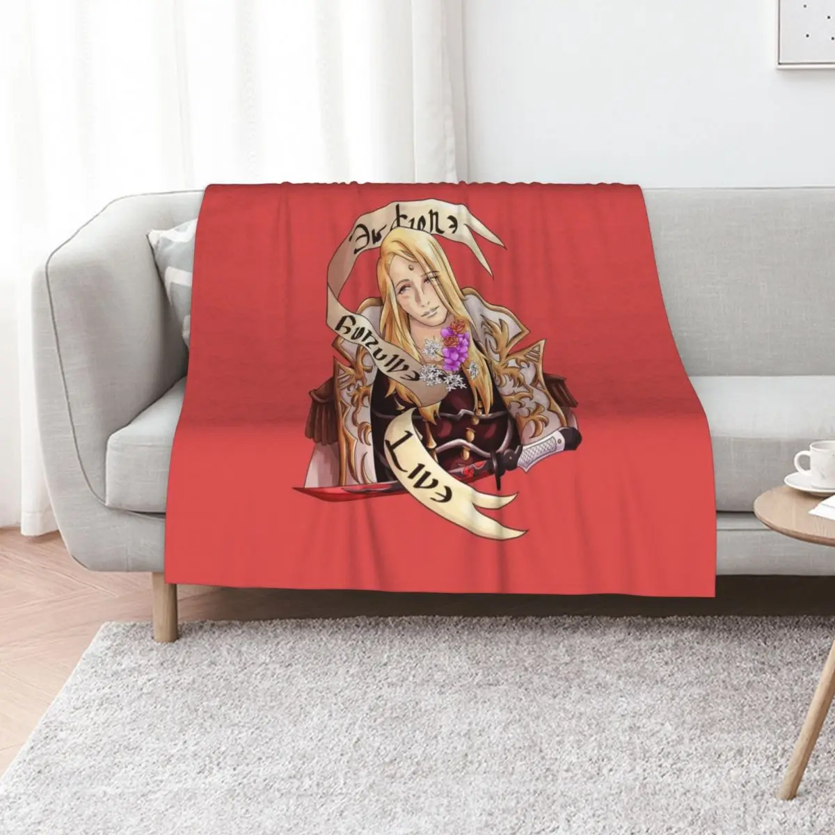 Endure. Survive. Live. Throw Blanket Bed covers christmas gifts Decorative Throw Camping Luxury St Flannel Fabric Blankets