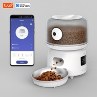 Tuya 2.4G Wi-Fi 3L Automatic Pet Feeders, APP control, Plan Feeding,For Cats and Puppy,Dogs Pet Feeder with Stainless Steel Bowl