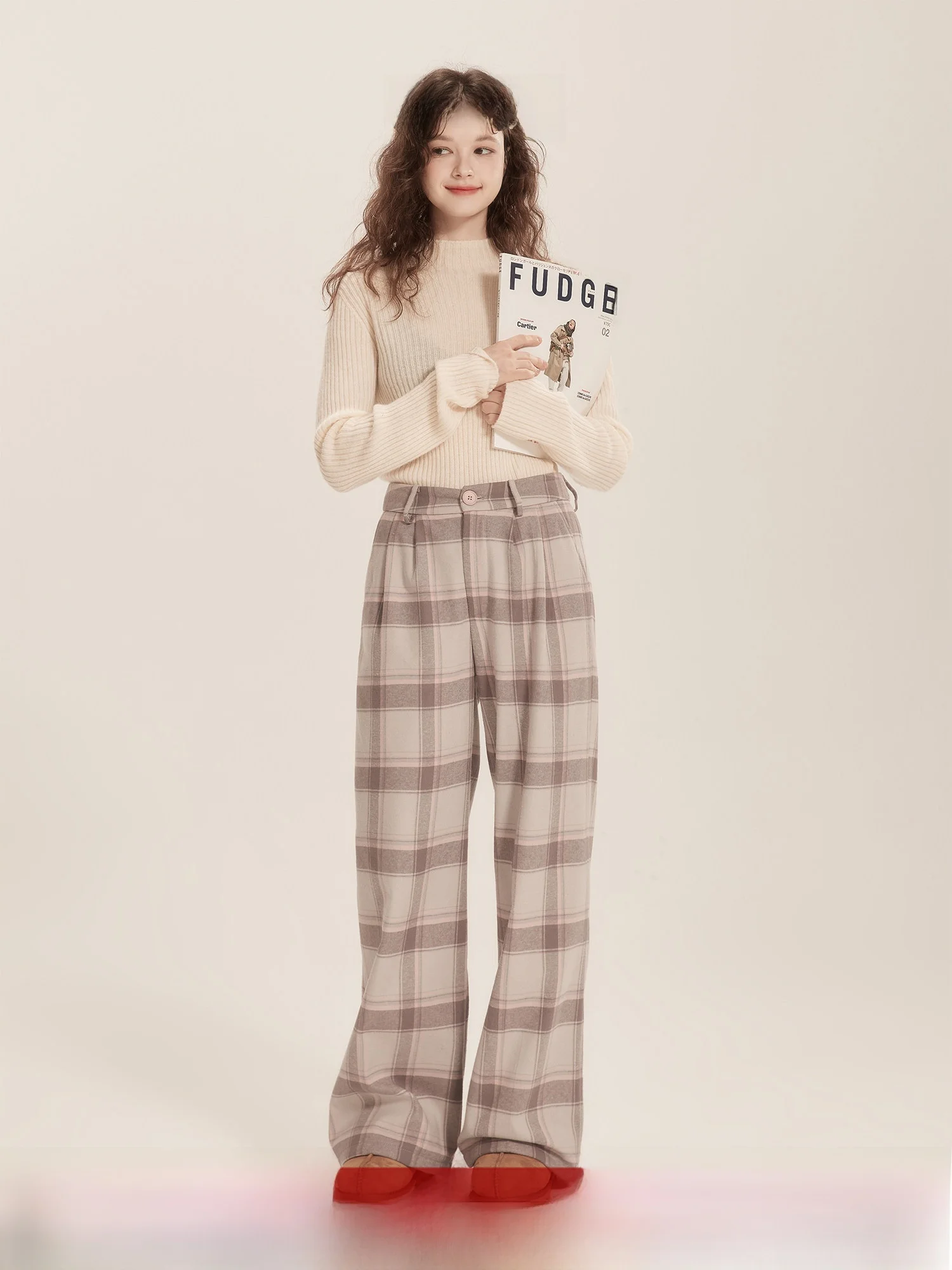 

Женские повседневные хлопковые брюки с широкими штанинами и прямым кроем, утепленные флисом, комфортные, дышащие, модные, для зимы