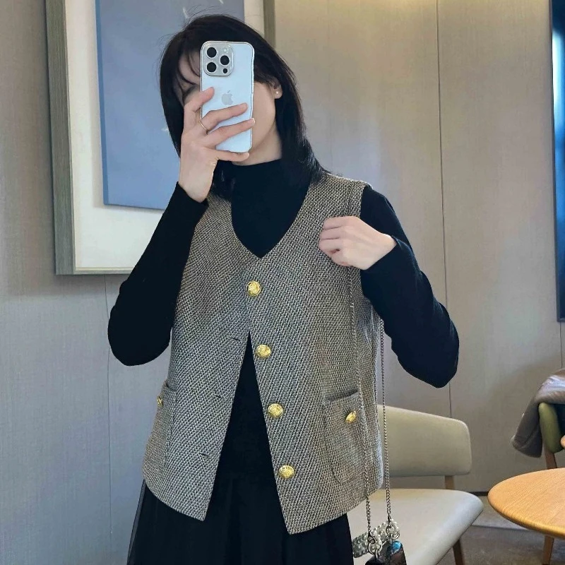 Gilet blazer di lusso in stile francese Cappotto unisex slim fit con orlo asimmetrico Tessuto misto lana di alta qualità ideale