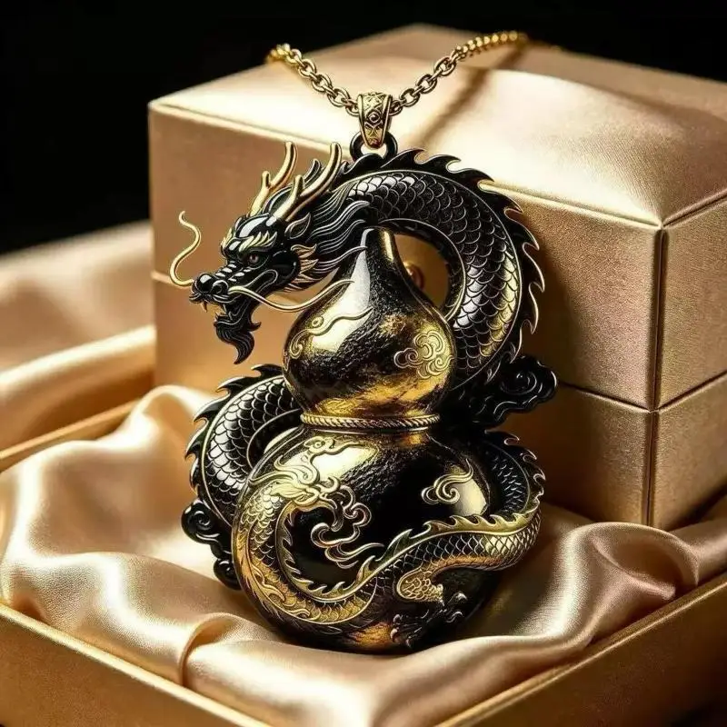 Dragon's Roar Fortune Pendant Necklace 1Pcs Chic Exquisite Jewelry for Daily Commute Wear Gift for Family Members
