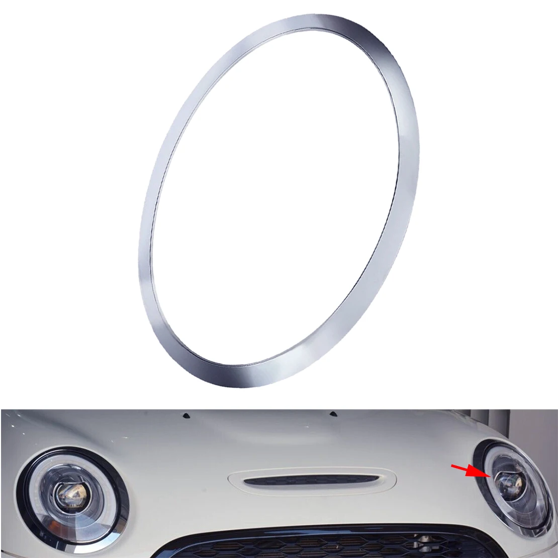 

Обложка передней левой фары ABS для Mini Cooper F55 F56 F57 Gen3 51137300631