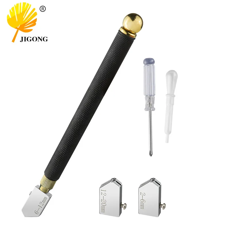 Glass Cutting Knife Oil-filled Hand-held Roller Type Set Multipurpose Marble Tile