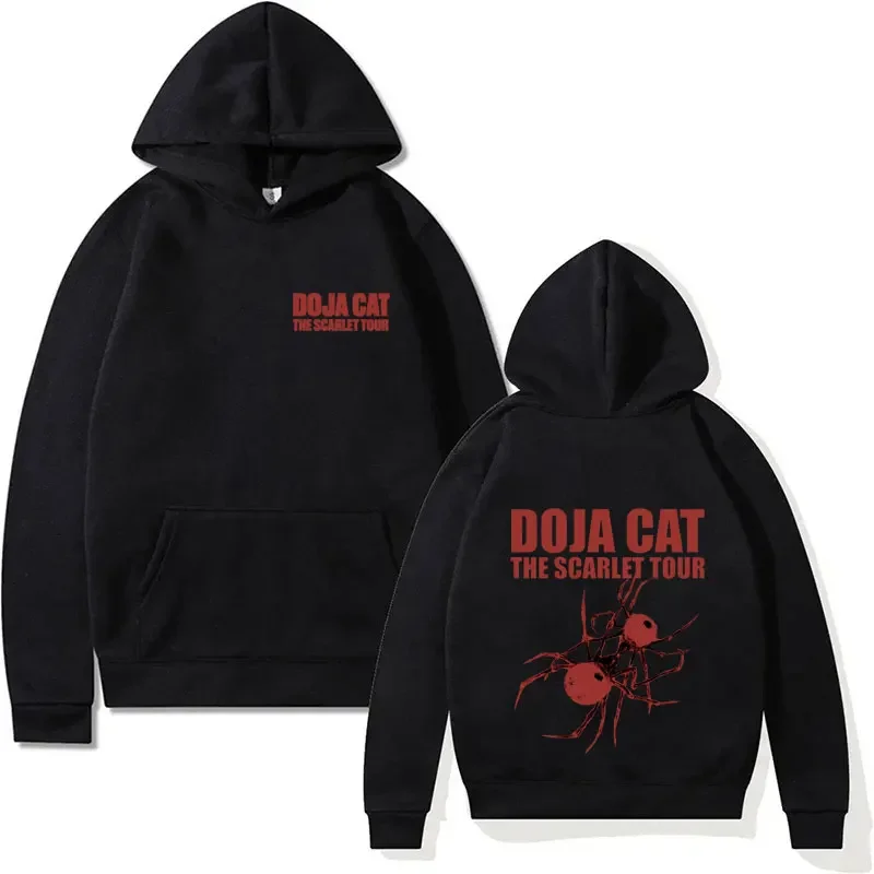 

Pop Doja Cat The Scarlet Tour Hoodies Men Women's Fashion Harajuku Hooded Tracksuit Sweatshirts Oversized Loose Pullovers Fans G