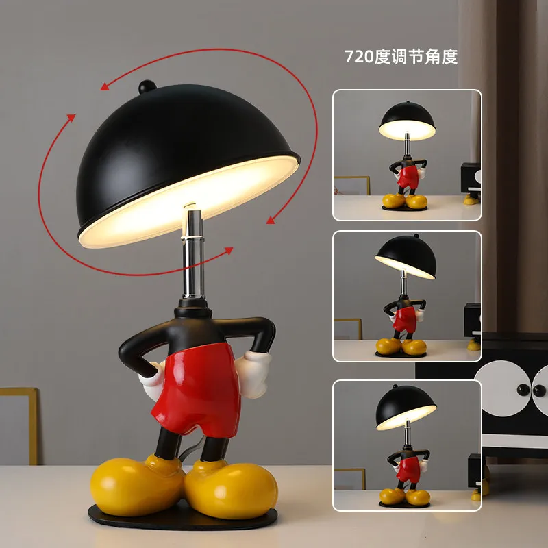 Children's Bedroom LED Table Lamp - Cartoon Reading Light for Boys And Girls Eye Protection Nightlight Gift for Kids