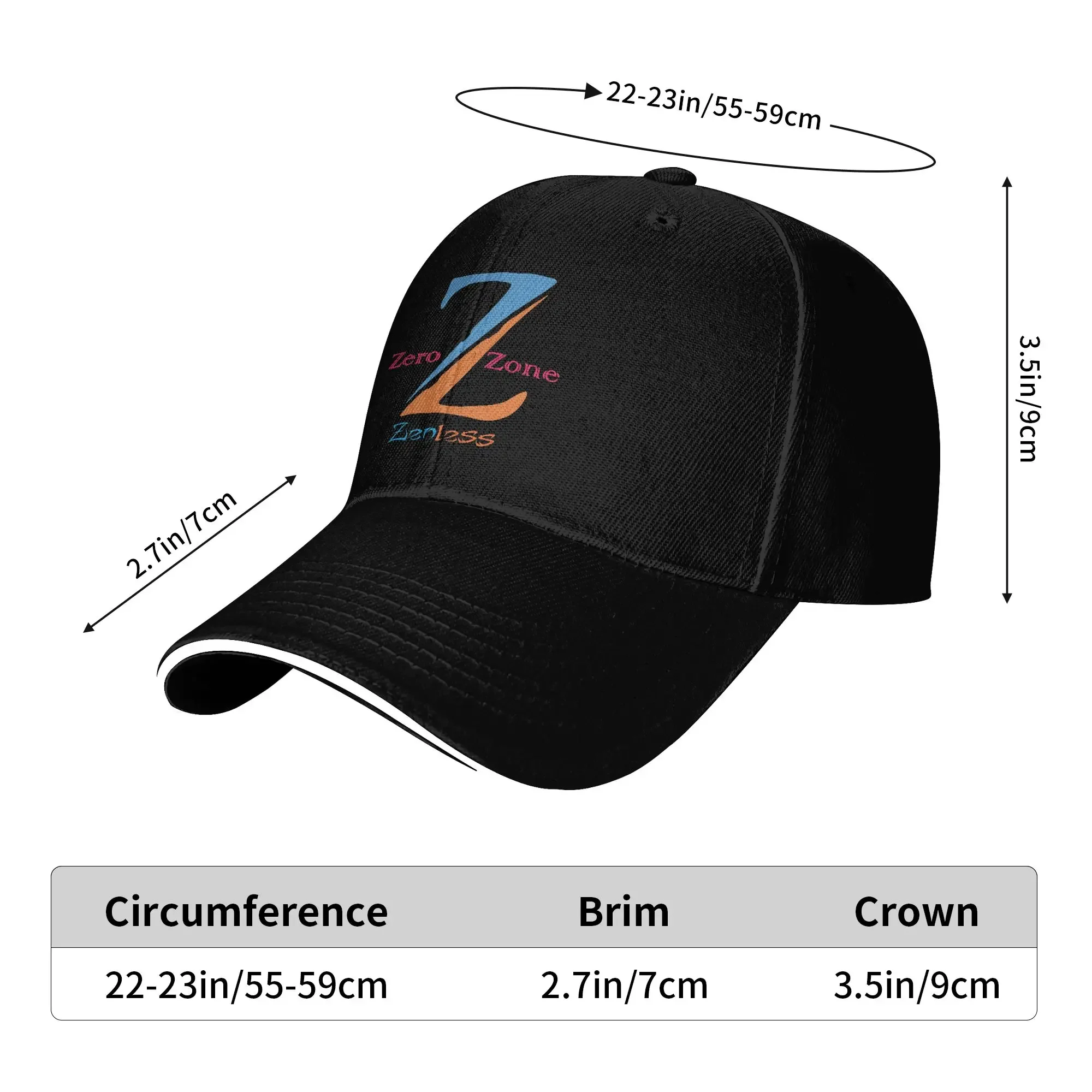 New MiHoYo Game Zenless Zone Zero Sun Baseball Cap ZZZ Role Wise Belle  Summer y2k Trucker Hat For Women Hiking Fishing Snapback