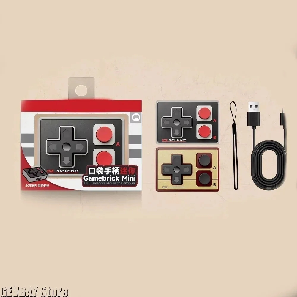 لوحات ألعاب بلوتوث متعددة الوظائف IINE Pocket Mini Controller Joystick Short Video Remote Control مناسبة لهاتف Android IPhone #3