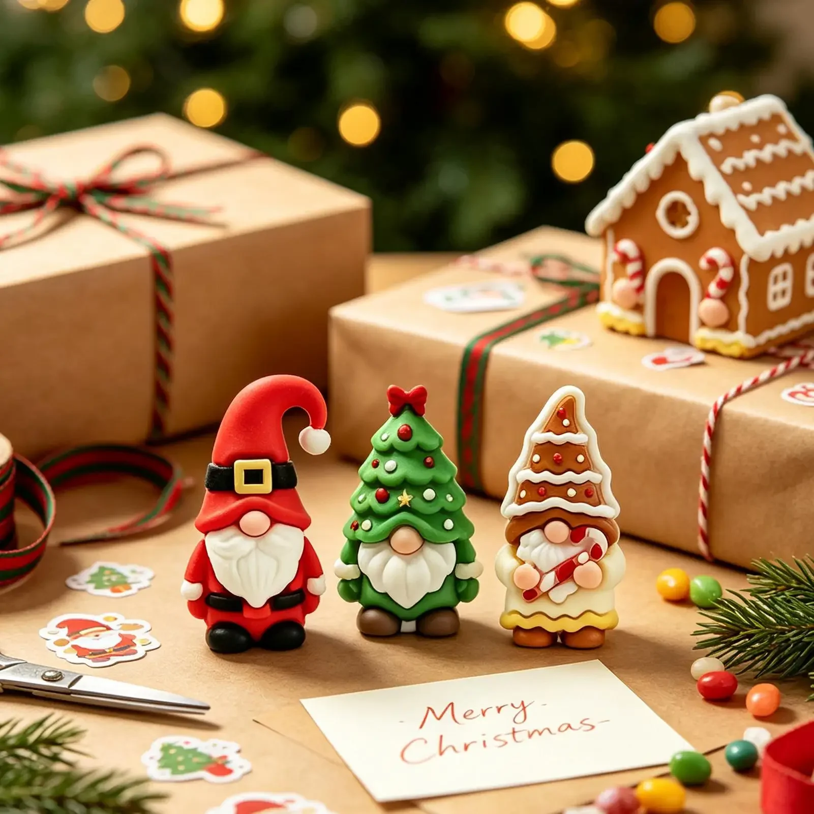 Gnome Figurines 30 Pieces Christmas Mini Desktop Ornaments Miniature Festive Sculptures For Homeowners Renters Decorators Home