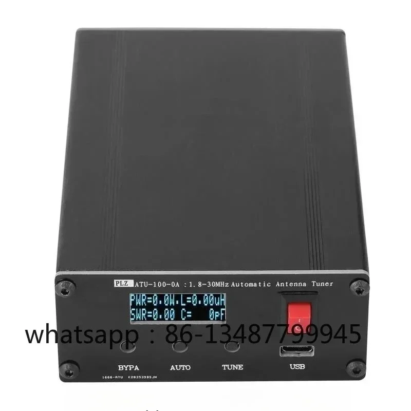 2026GOOD NEW ATU-100-0A 1.8-30MHz Automatic Antenna Tuner With Aluminum Alloy Shell Upgraded Version For ATU-100