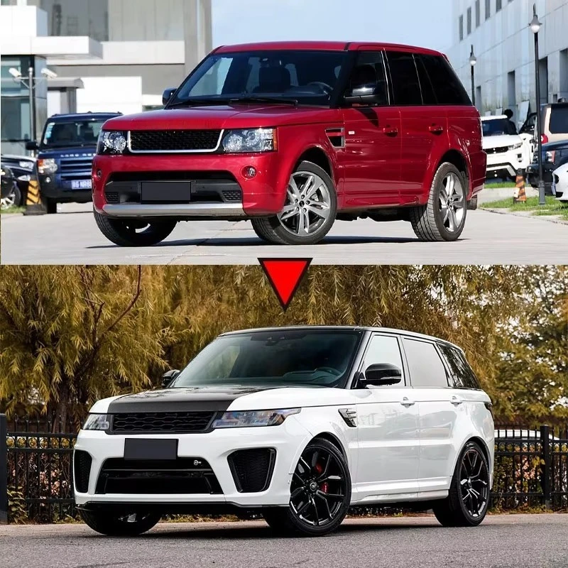 For 2022 Complete Set Body Parts Appearance Kit for 2005-2013 Land Rover Range Rover Sport Upgrade and Modification
