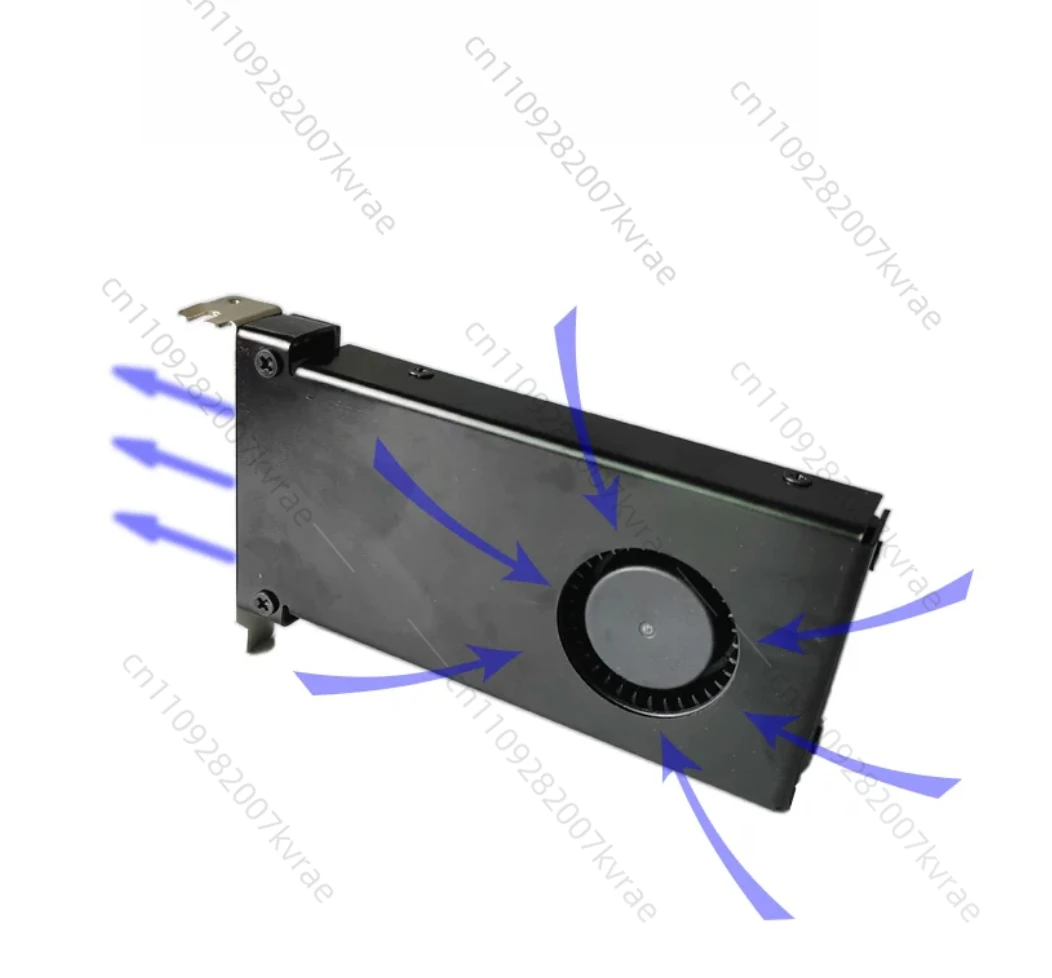 Mini PC Case Cooling Fan 8cm Half-Height PCI Ventilation Fan for 2U Chassis and Airflow Improvement
