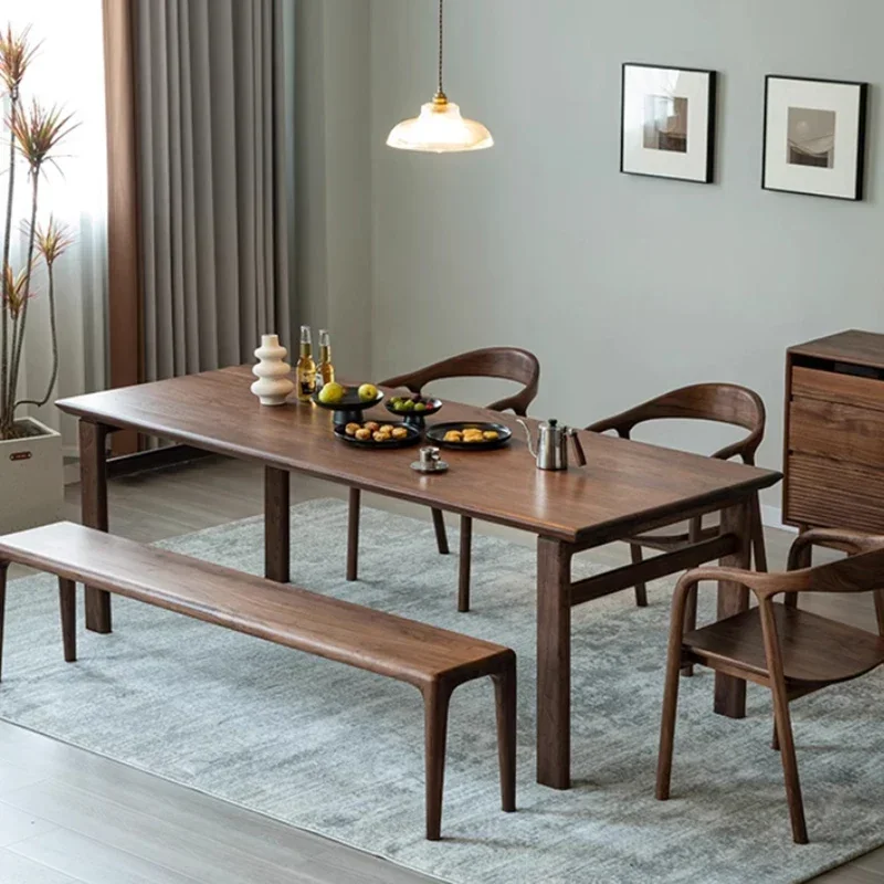 70.8 Inches Wooden Luxury Dining Table Coffee Traditional Multipurpose Rectangular Kitchen Table Tea Tavoli Da Pranzo Furniture