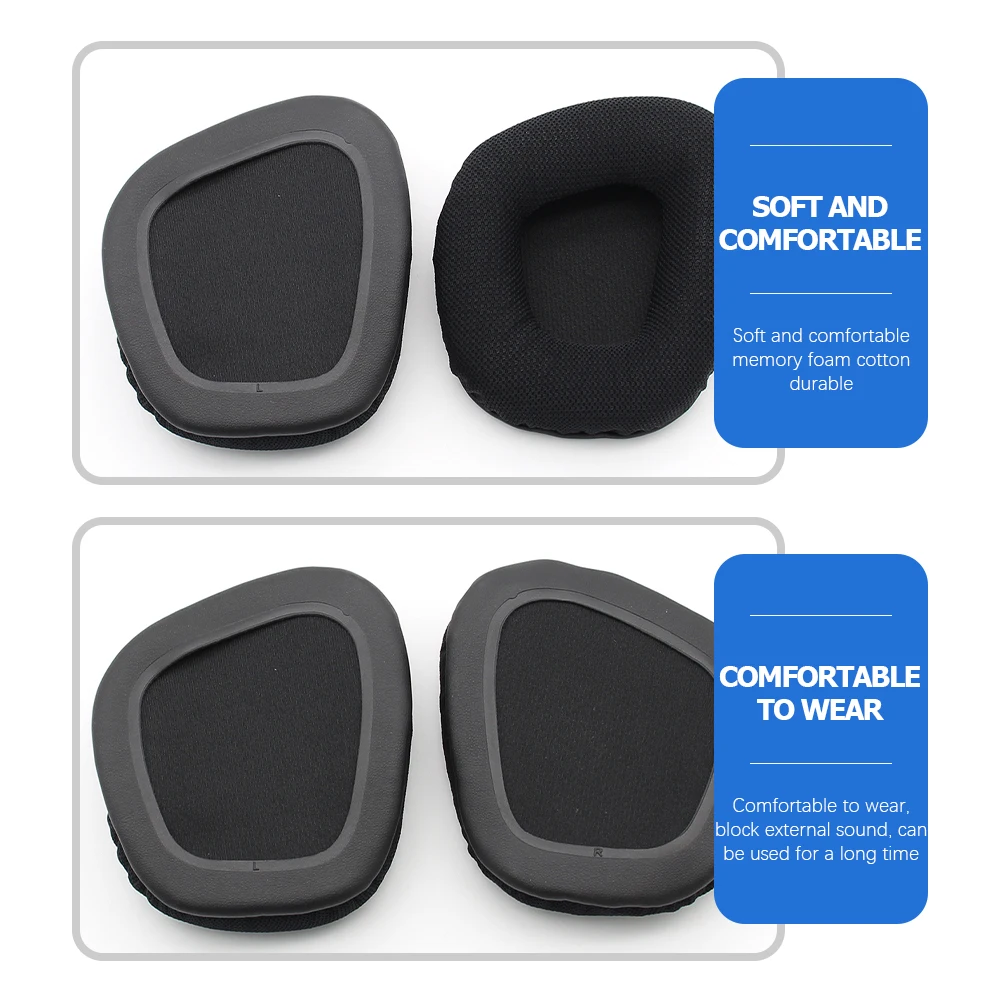 

Replace Sponge Cover Protein Memory Foam Headphone Accessories Comfortable Durable Craftsmanship Ear Cushions