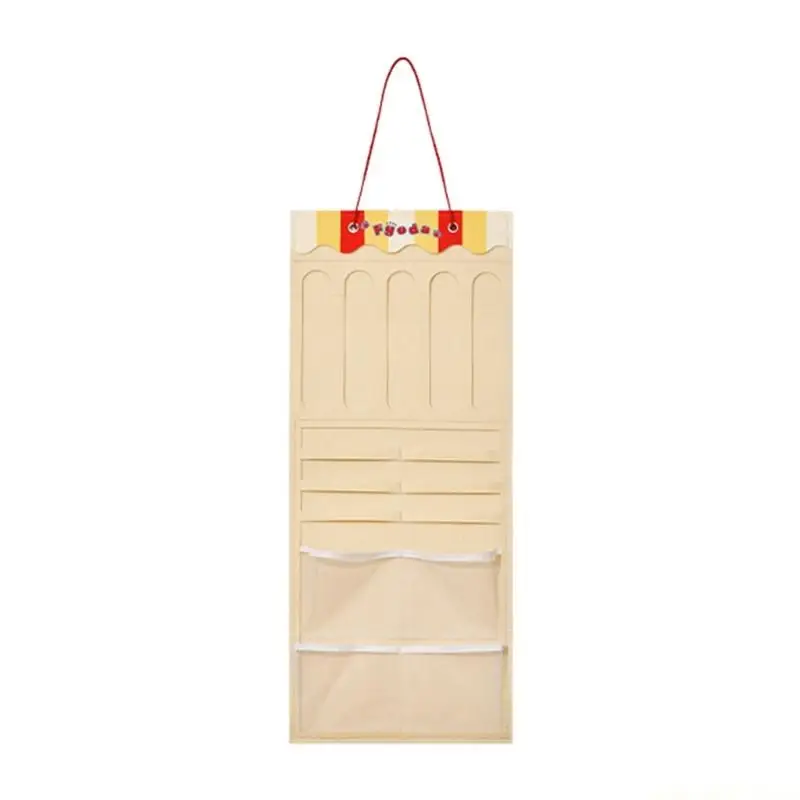 QX2E Elegant Felt Wall Pocket Holder Designed For Hair Accessories Collection