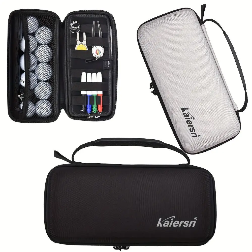 

Glove Holder Golf Ball Storage Box Waterproof Shock Absorbant Golf Bag Organizer Divot Tool Tee Ball Marker Golf Protective Box