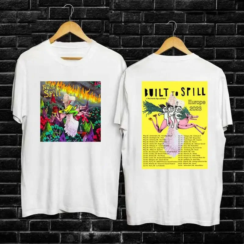 Built To Spill Europe World Tour 2023 Adult Cotton T Shirt S 5Xl Al258