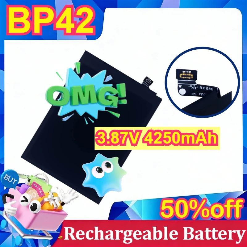 

New BP42 3.87V 4250mAh 16.4Wh Replacement Battery for Xiaomi Mi 11 Lite Mobile Phone Battery with Repair Tools