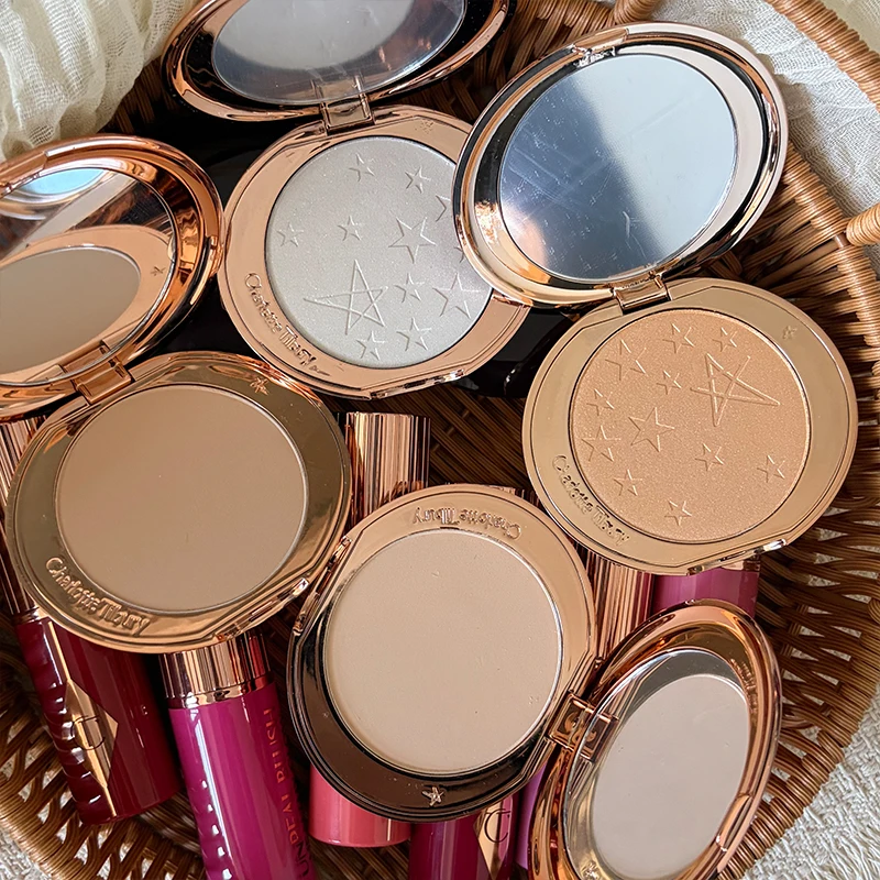 Brillo labial hidratante CT, delineador de labios suave, Charlotte Natural, fácil de aplicar, polvo fijador compacto, Tilbury, maquillaje femenino y sensual.