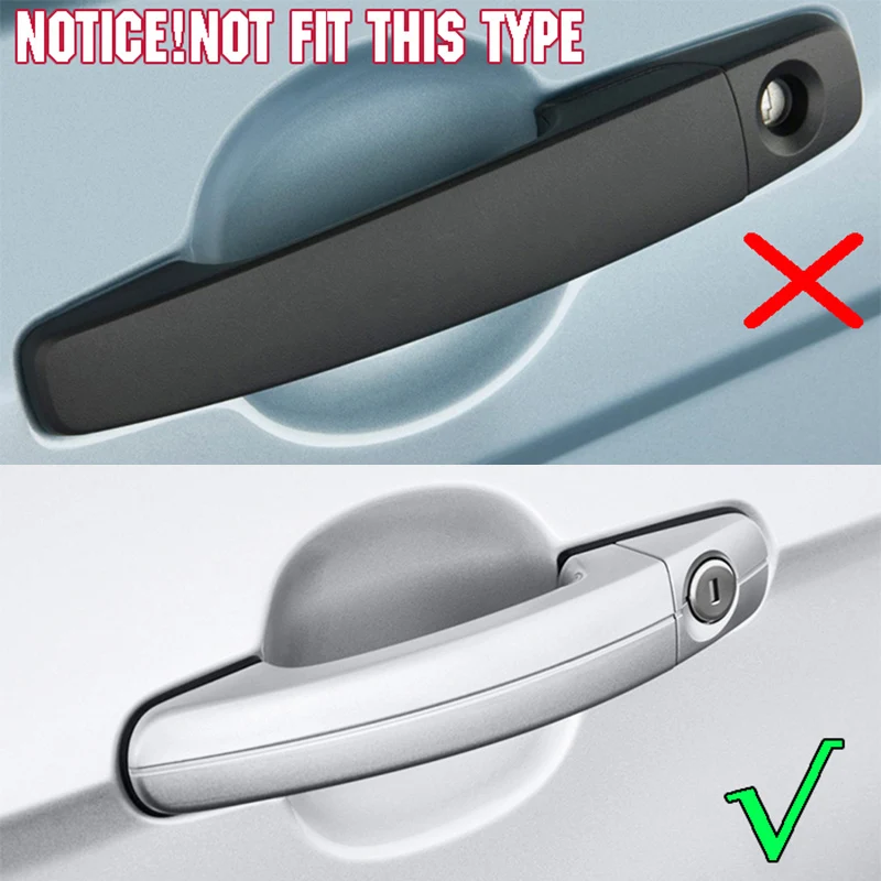 Chrome Door Handle Cover Trim Overlay Molding For Ford Focus Escape Kuga C-Max S-Max Galaxy Mondeo 2013 2014 2015 2016 2017 2018