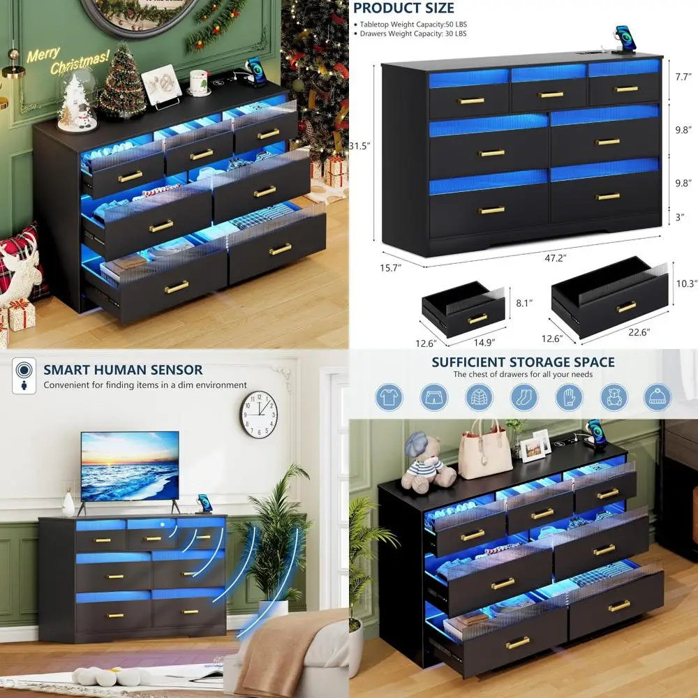 Grey Dresser For Be…