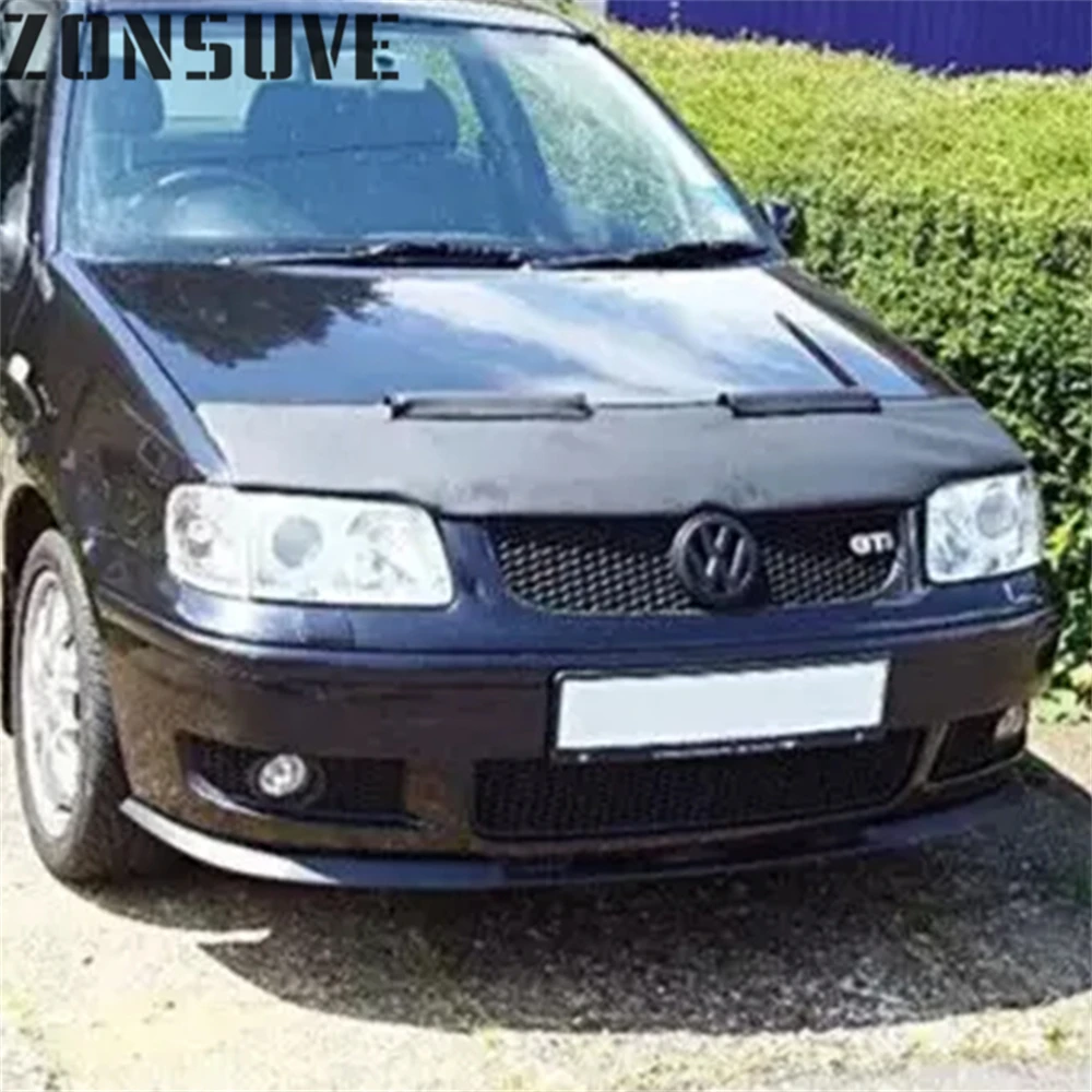 

For Vw Polo 6N2 Mk3 Front Splitter Bumper Lip Spoiler Body Kit Accessories 3pcs