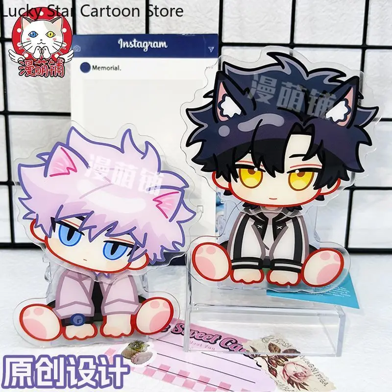 

Link Click Lucas Charles Anime Cosplay Shake Fighter Stand Figure Acrylic Model Plate Cosplay Desk Decor Cute Birthday Gift