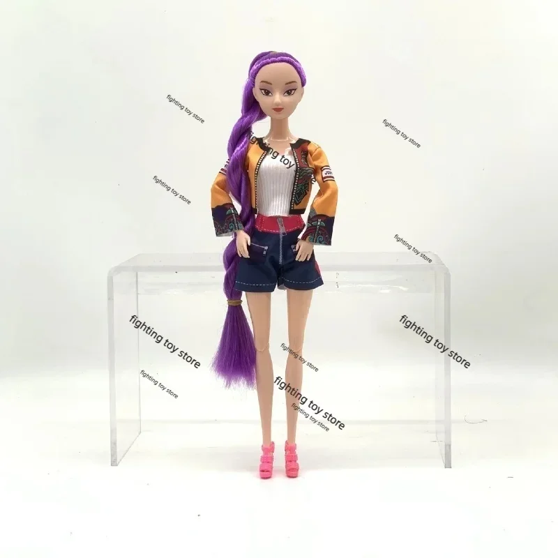 @@_ Nowa figurka akcji 11-calowa Kpop Demon Hunters, nowa winylowa lalka K-POP Demon Slayer Lumimila Zoey, ozdoba na biurko, zabawka na prezent dla dzieci