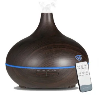 Máquina de aromaterapia de grano de madera con Control remoto ultrasónico, instrumento de expansión, máquina de aromaterapia de oficina, agua