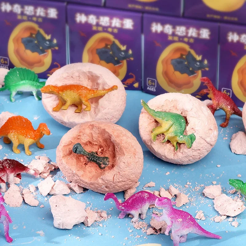 

Dinosaur Eggs Dig Kit Exquisite Vivid Appearance Archeological Dino Egg Simulation Model Excavation Kit Children Educational Toy