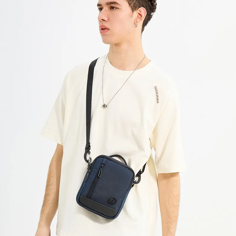 

WEPOWER men's single-shoulder bag, fashionable and casual handbag, wearable waist bag, large capacity outdoor men's bag